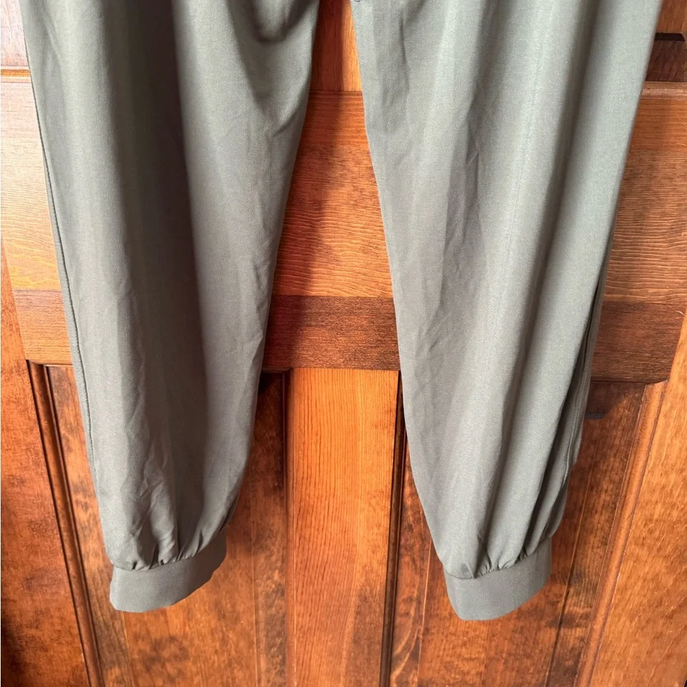 Lisa Rinna Collection Olive Green Jogger Pull-On Dress Pants X-Large